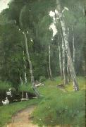 Paul Raud In a park oil painting reproduction